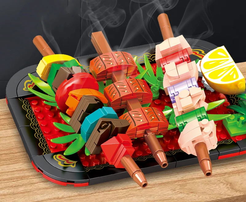 Sembo 601412 Japanese Cuisine: BBQ - LOZ Blocks Official Store