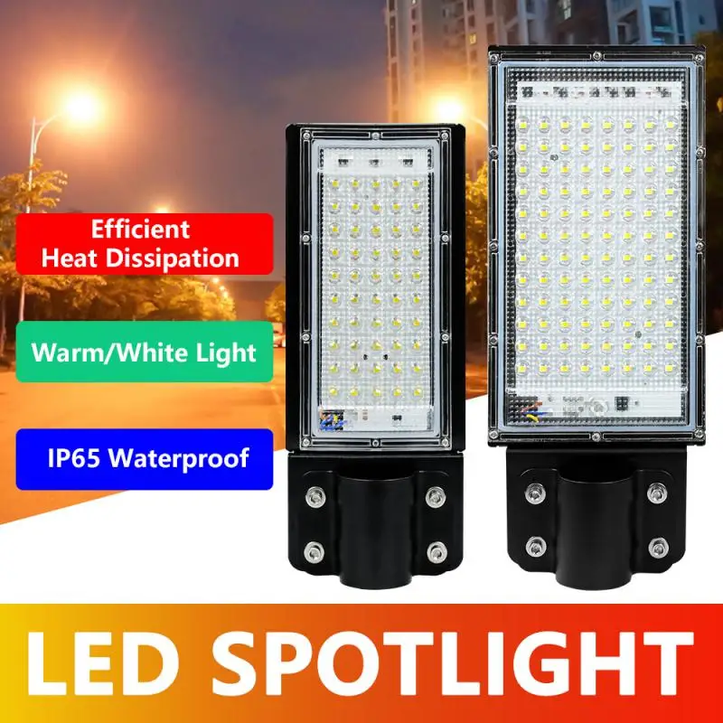 100W LED 투광 조명, 방수 IP65 야외 프로젝터 투광 조명, LED 반사판 스포트라이트 가로등, 220V, 240V, 1 개, 2 개, 3 개