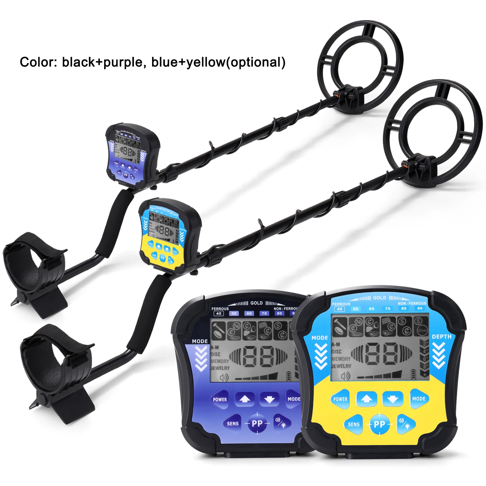 MD 510 Metal Detector Underground Professional Depth Search Finder Gold Detector Treasure Hunter Detecting Pinpointer Waterproof