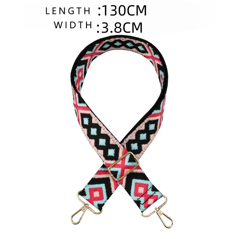 1Pc Deepeel 38mm Wide Canvas Bag Strap 80-140cm Adjustable Women's Handbag Replace Shoulder Straps Crossbody Bags Accessories