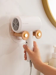 Hair Dryer Rack Wall-Mounted Punch-Free Hair Dryer Rack Sub-Hair Dryer Storage Rack Hair Dryer Hanging Bracket