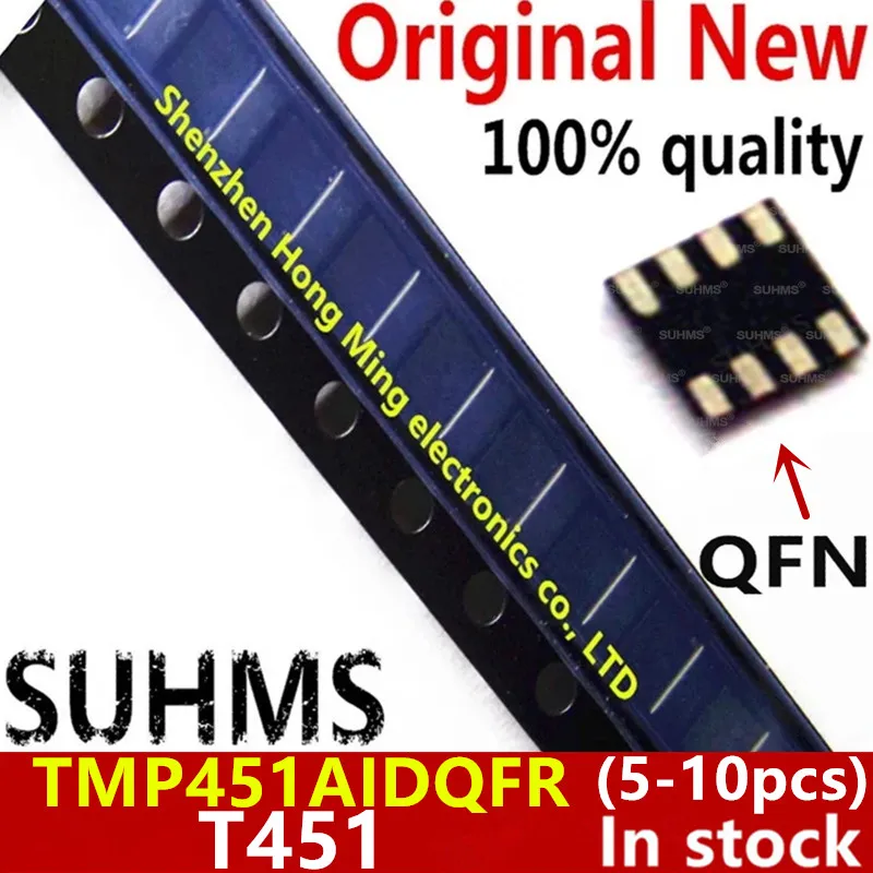 

(5-10piece) 100% New TMP451AIDQFR TMP451 T451 QFN-8 Chipset