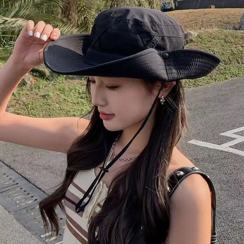 유니섹스 가을 어부 모자 방풍 및 빠른 건조 등산 모자 낚시 하이킹 캠핑 야외용 자외선 차단 모자