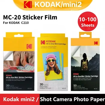 Set di cartucce d'inchiostro All-in-One Kodak Mini 2/Shot Carta fotografica per telefono cellulare con stampa dedicata Kodak C210