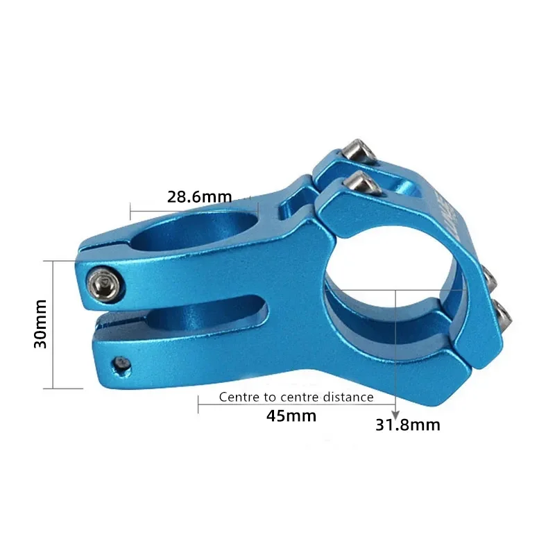 Tige de guidon de vélo de route 45 degrés, 28.6mm 31.8mm Tige de guidon de vélo de route 45 degrés, 28.6mm 31.8mm