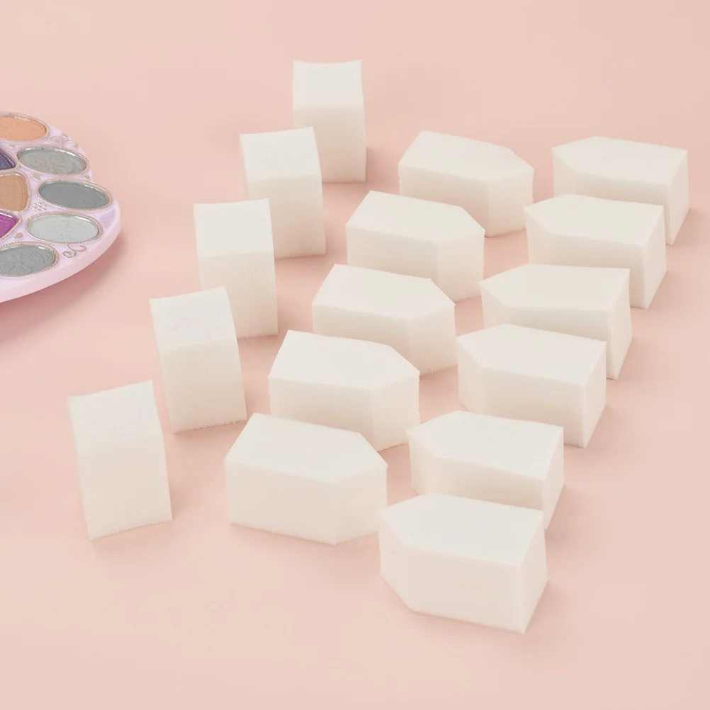 

100 Pcs Liquid Small Arrow Puff Miss Makeup Blending Sponge Sponges Synthetic Latex Portable Facial Pad Disposable Makeup Tool