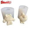 Sanrio Cinnamoroll 3D Silicone Candle Mold Kawaii Diy Handmade Soap Plaster Ice Cube Baking Mold Party Wedding Making Mold Gift 1