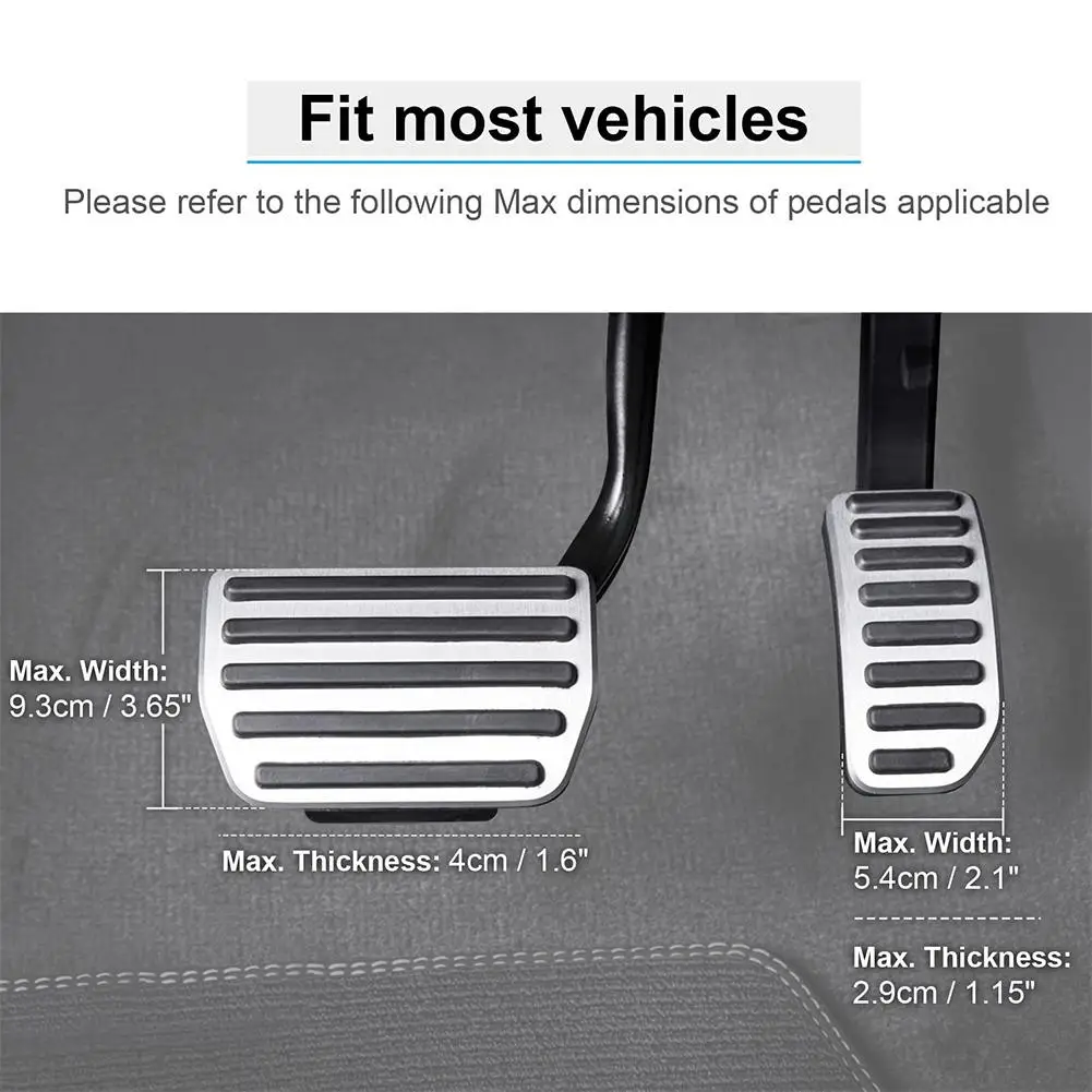 Car Pedal Extenders Kit Gas and Brake Pedal Extenders for Car Auto Lift Extender Adjustable Extension Device for Short car pedal extenders