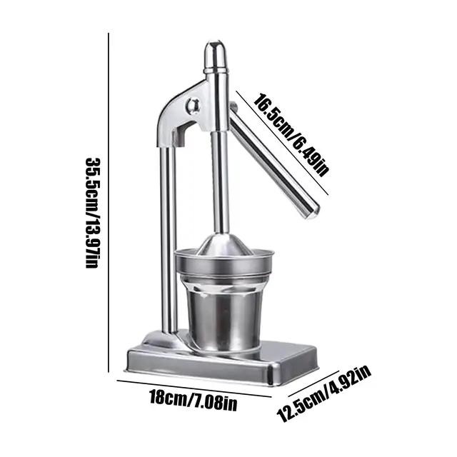Manual Press Stainless Steel Fruit Juicer Handheld Vegetable Fruit Orange Juice Maker Blender Juice Making Cup Kitchen Gadg 6