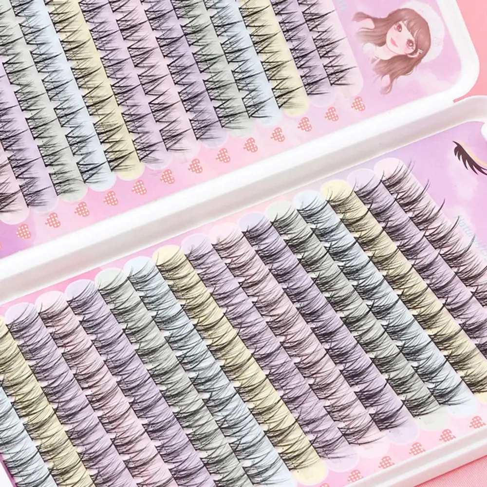

Portable Professional False Eye Lashes Women Individual Cluster Eyelash Book Large Capacity Wispy Natural Cat Eyelashes