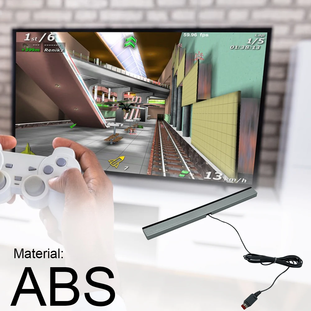 Wired Motion Sensor Receiver 1Pc Remote Infrared Ray IR Inductor Bar Game Move Remote Bar Game Supplies Nintendo Wii/Wii U motion sensor receiver motion sensor bar
