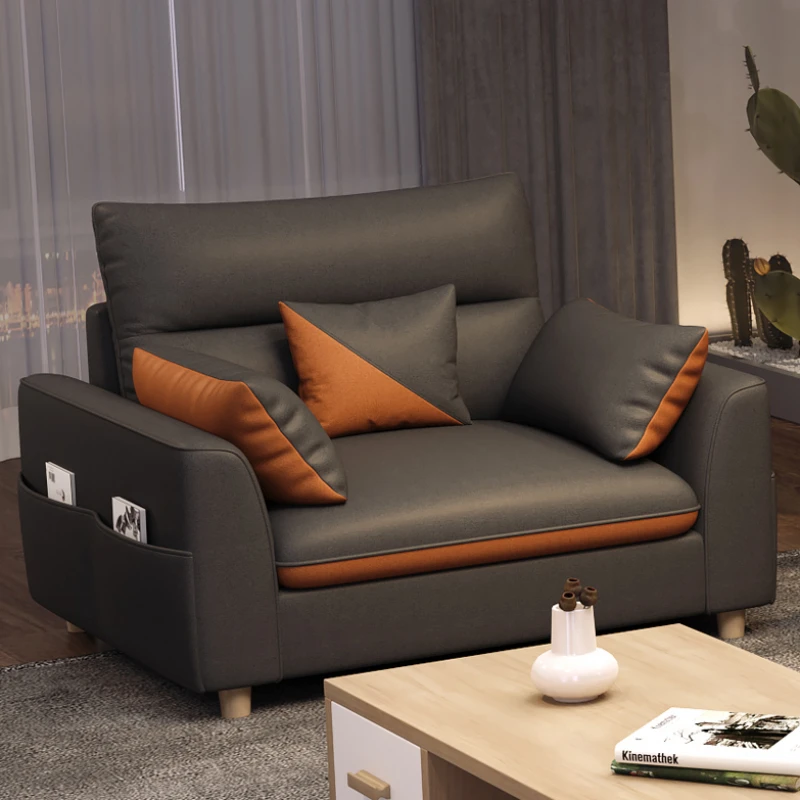 

Simple Modern Sofa Chair Unique Nordic Waterproof Reading Fancy Living Room Sofas Chaise Lounge Sofy Do Salonu Furniture Couch