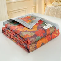 Double Layer Bed cover cotton Blanket Jacquard Bedspread yarn dyed bedspreads and coverlets Bed blankets Sofa Towel Bed Sheets 6