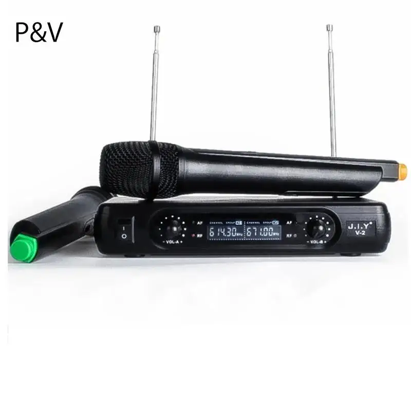 

Wireless Microphone Mic KTV Karaoke Player Echo System Digital Sound Audio Mixer Singing Machine
