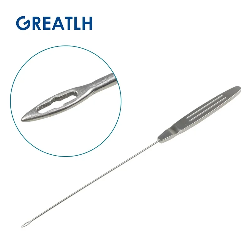 Puncture Needles Puncture Traction Suspension Needle Medical Tools Surgical Instrument Stainless Steel 1pcs veterinary surgical instruments