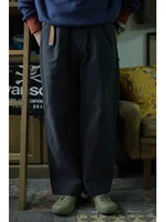 Second Order Loose Fit Washed Workwear Pants High Waist Casual Trousers For Men 1