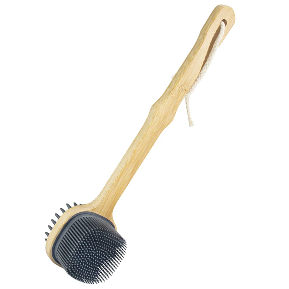 

Silicone Back Back Silcone Body Scrubbers For Shower Brush With Handle Long Handle Bath Brush Silicone Silcone Body Scrubbers