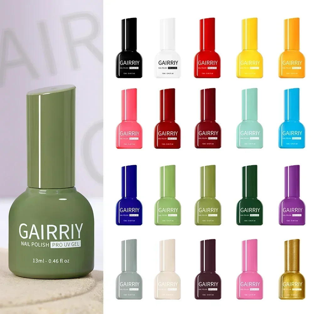 

24PCS/SET Colors Gel Nail Polish 13ml Soak Off UV LED Gel Semi Permanent Glitter Varnish Nail Art Salon Gel Base Top Coat