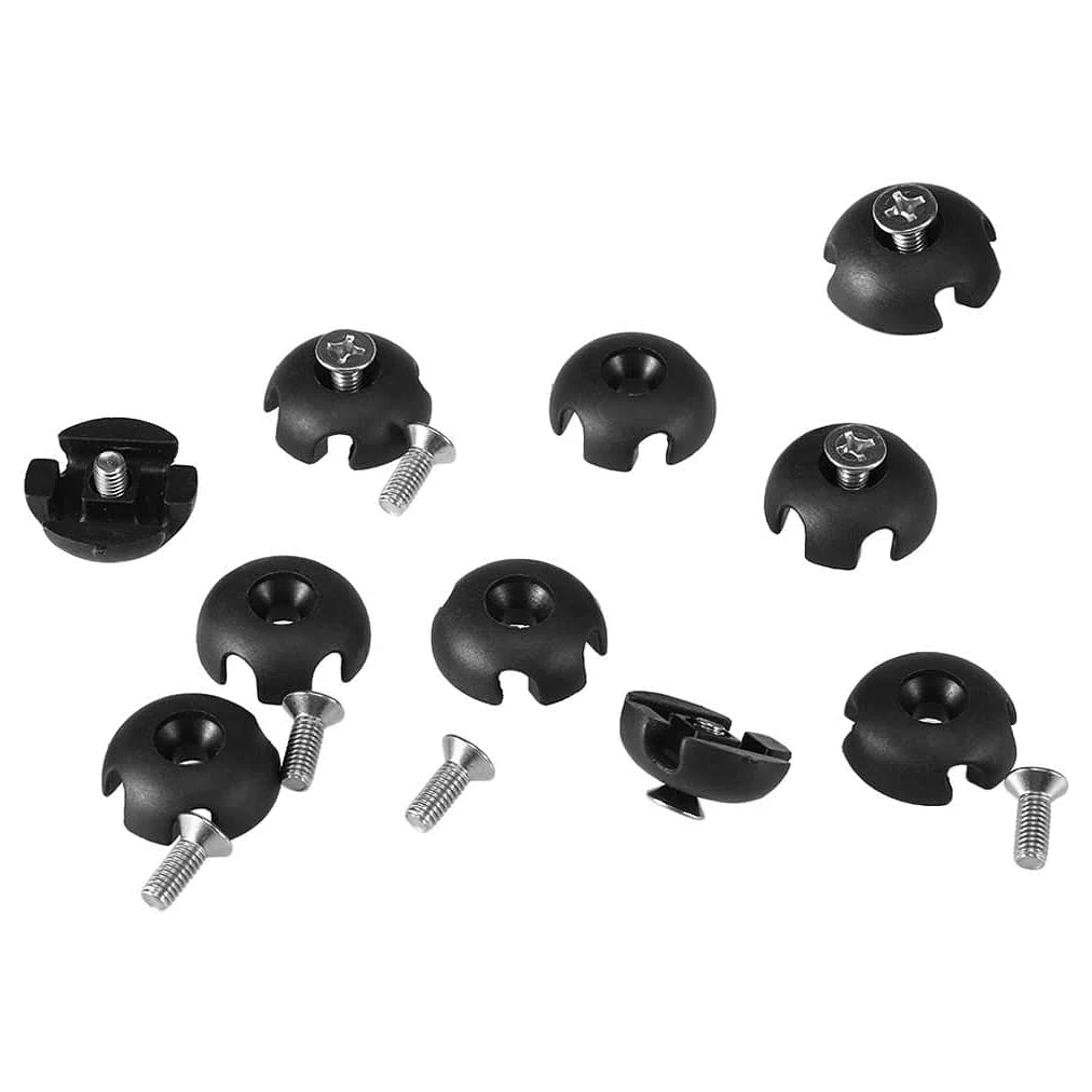 Deck Line Guide Slotted Round Out Pull Rope Buckle Fitting Accessories 10Pcs for Kayak Canoe Boat