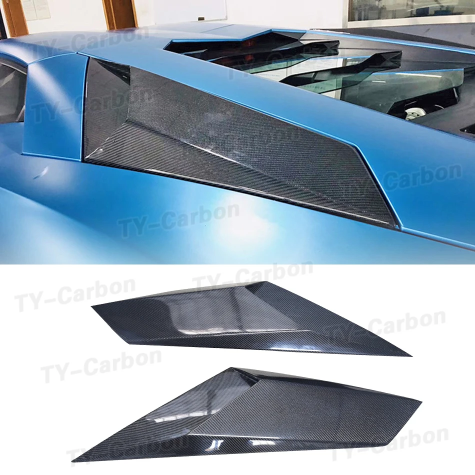 

Carbon Fiber Rear Vents Splitters Flaps Apron For Lamborghini Aventador LP700 LP720 Upgrade LP750 SV Style Rear Air Outlet Cover