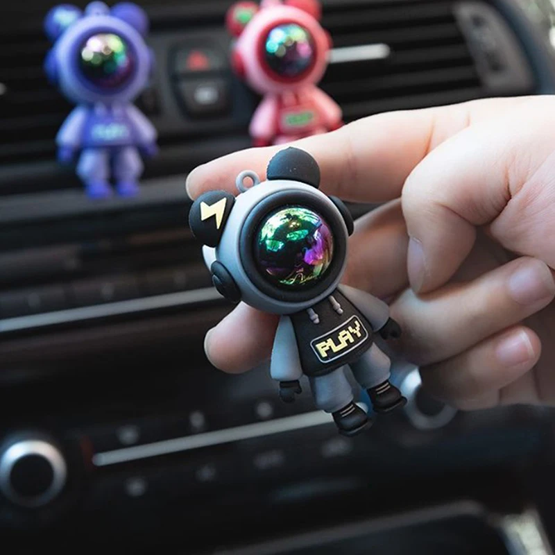 

Автомобильный зажим для парфюма с изображением астронавта, кондиционирования воздуха, автомобильный аксессуар для интерьера автомобиля
