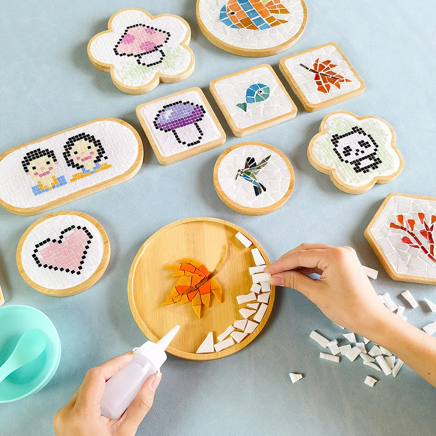 Mosaic Cup Mat Craft Toys
