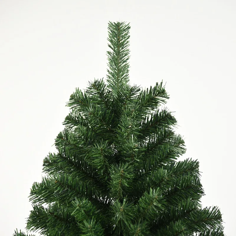 

Christmas Tree with 800 Tips Folding Stable Metal Stand Fast Assemble Flame Retardant PVC Green Artificial Christmas Fir