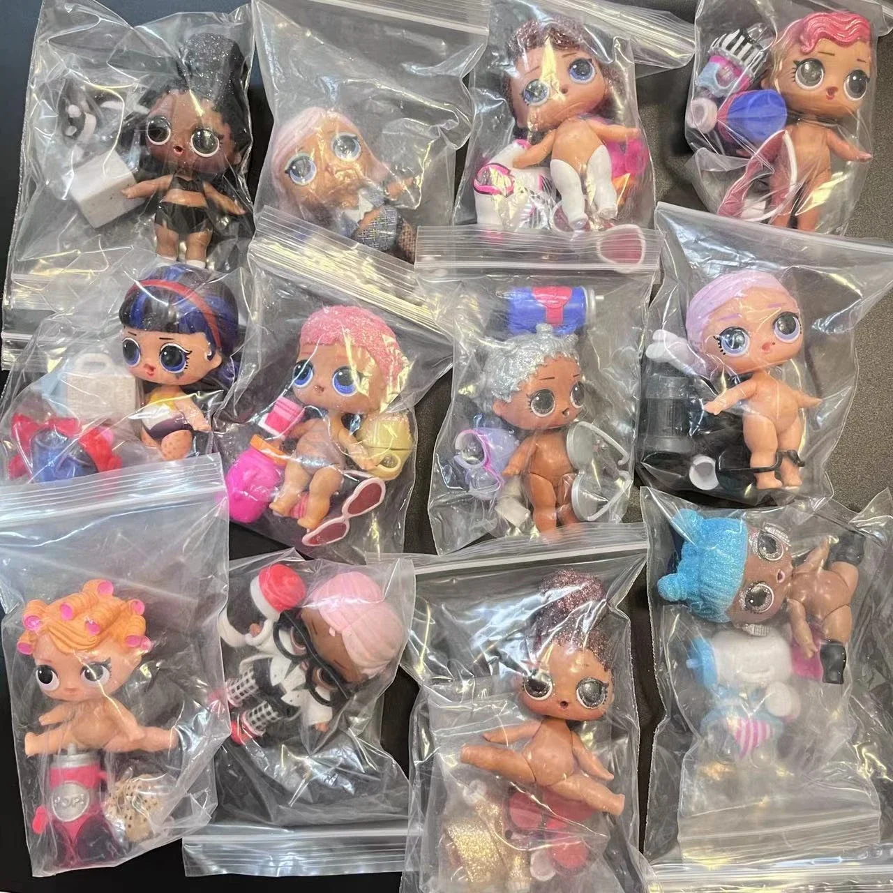 1 Doll + 1 Clothes + 1 Shoes + 1 Baby Bottle + 1 Accessories LOL Doll Original 8cm Big Sisters Girls DIY Toys Gifts - 4