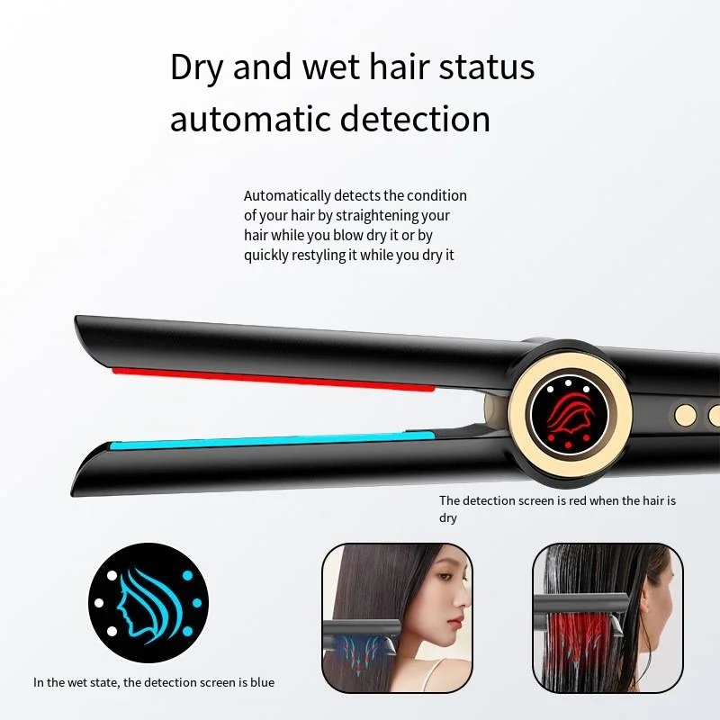 New High Speed Air Straightener Dry and Wet Dual Negative Ion Straightener High Speed Air Hair Care Styling Tools