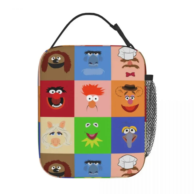 

Insulated Lunch Boxes Muppets Electric Mayhem Miss Piggy Accessories Muppet Show Dr. Teeth Kermit Lunch Food Box New Arrival