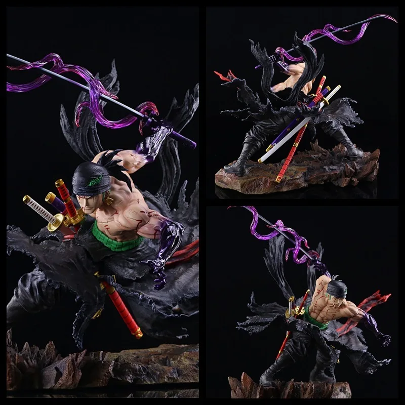 

One Piece Pirate King's One Blade Bloodthirst Sauron Gk Special Effect Scene Break Series Double Head Carved Box Handmade