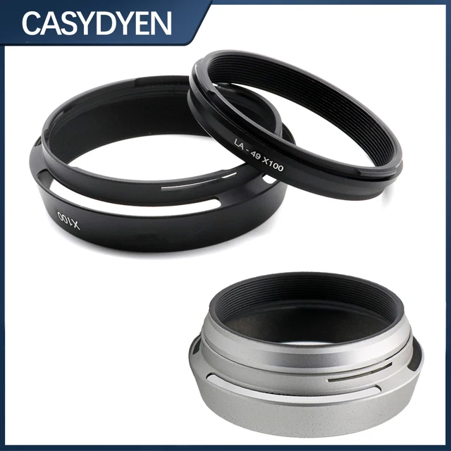 JJC Lens Hood Olympus 14-42mm JJC Square Lens Hood For Olympus M.Zuiko 14- 42mm F/3.5-5.6 II R Lens – Silver Olympus 60 Macro - Foto 14