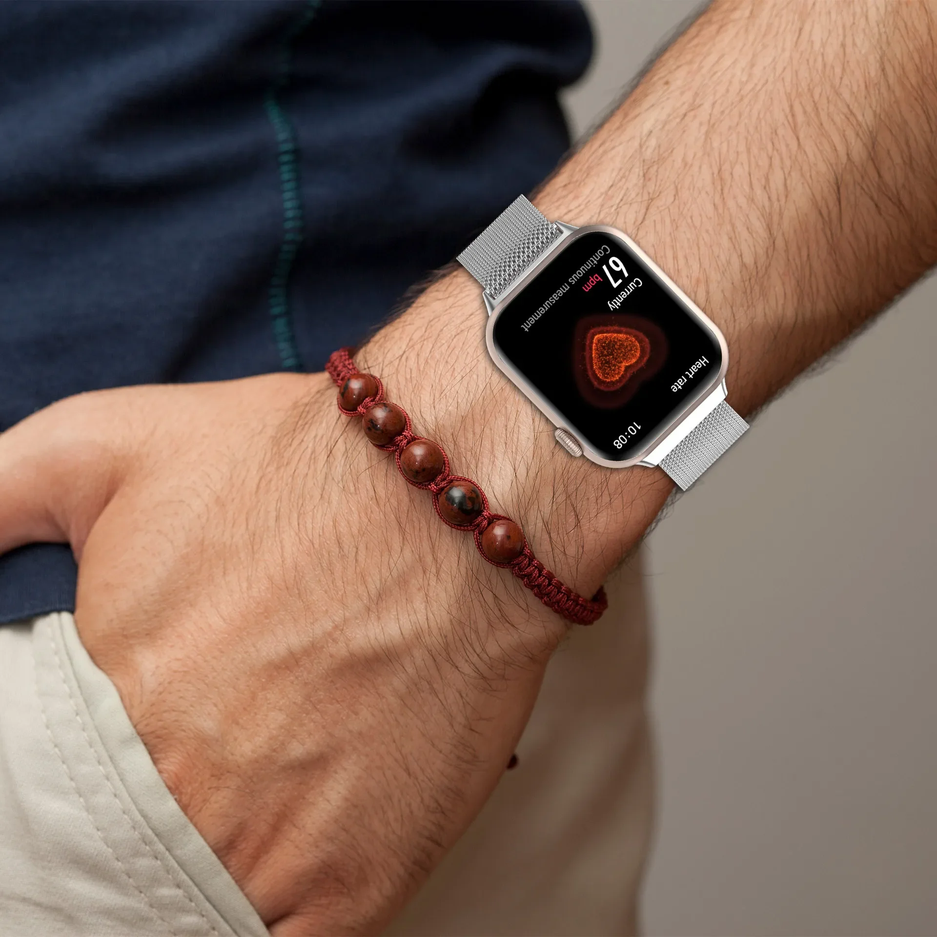 Milanese Loop Magnetic Metal Bracelet Replacement Wristband