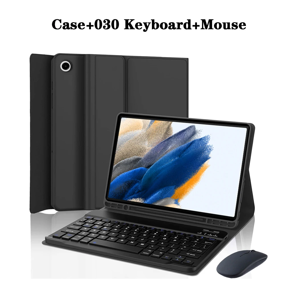 Premium Keyboard Case with Pencil Holder and Bluetooth Keyboard