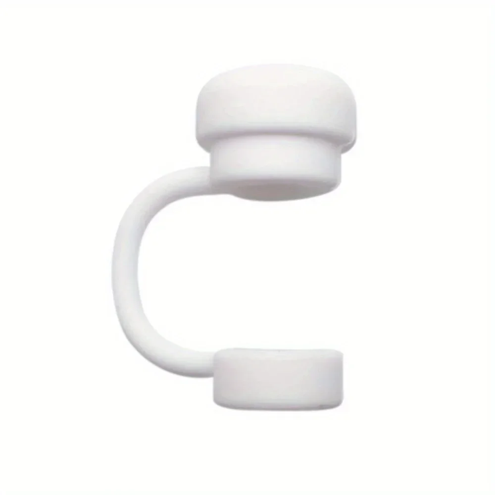 1PC Cap Reusable Silicone Straw Toppers For Cup Leak-Proof Dust Proof Straws Cover Tumbler Accessories