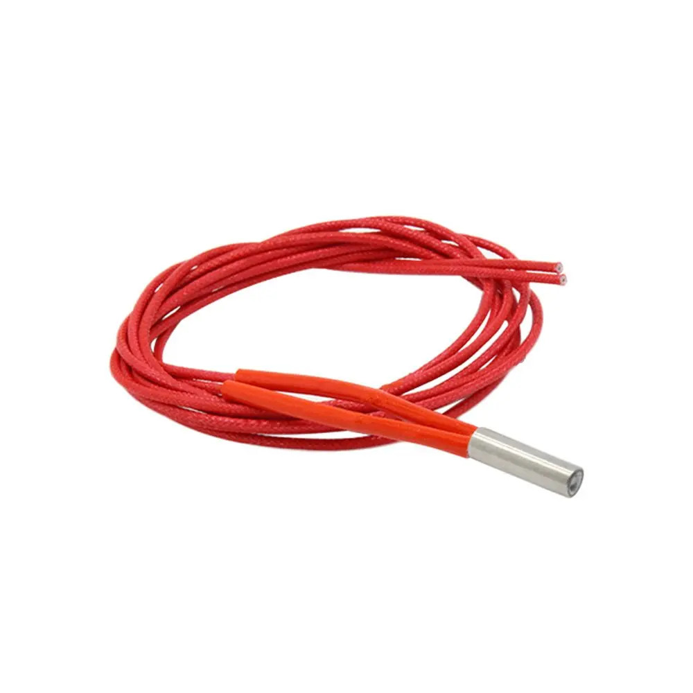 10 stücke original flsun QQ-S pro heizelement 3d drucker teile qqs heizung patrone kern stange drähte rohr 24v 40w linie 6x20mm