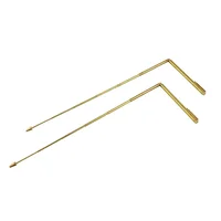 Paranormal Hunting Dowsing Rods Search Veins Water People 2pcs 57cm Access Adjustable Brass Detectors High Quality 1