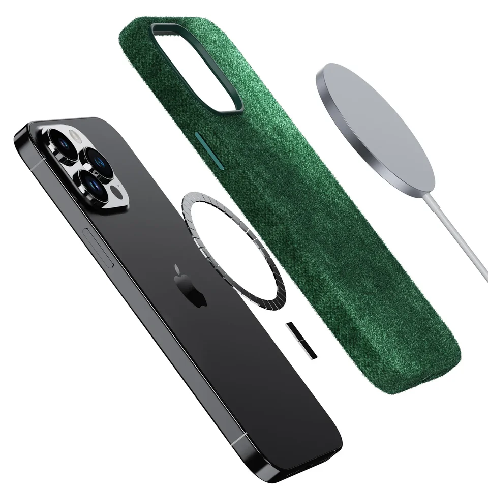 Oududianzi - Cover per iPhone 16 Compatibile con MagSafe, Custodia