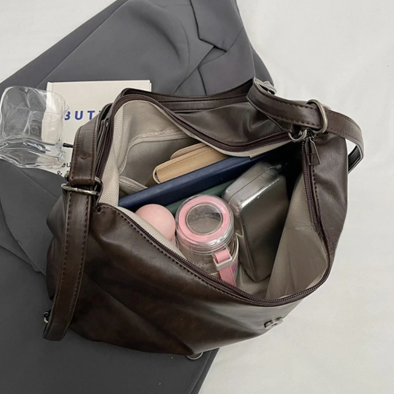 Vintage Fashion Large Capacity Shoulder Crossbody Bags For Women Multifunctional Women's Backpack 2026 Latest Designer Handbag