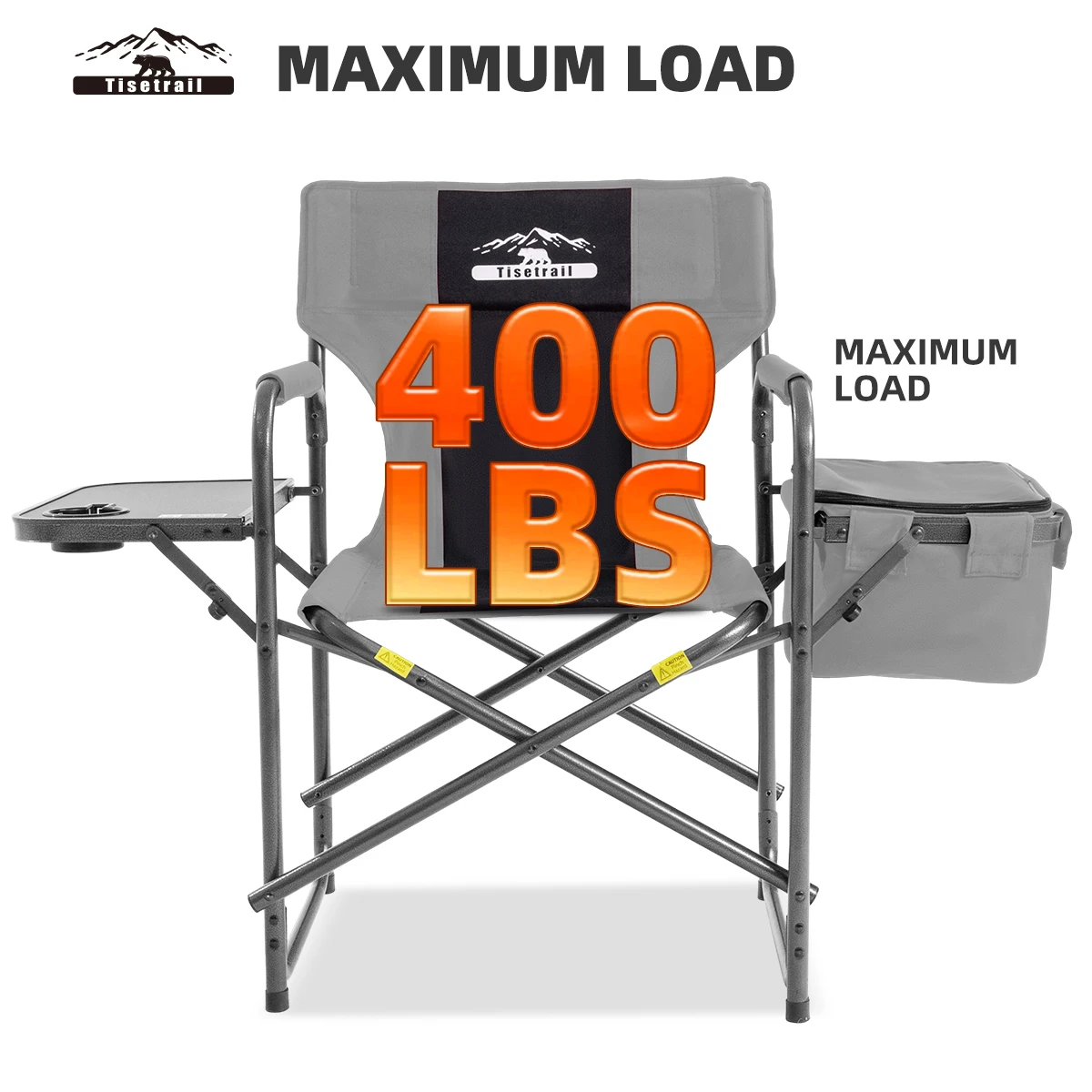 Tisetrail Director Camping Chair with Cooler Bag 2