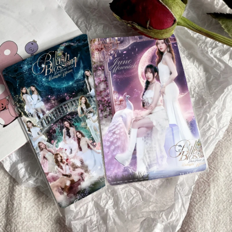 2PC/SET 중복 없는 타이 블러쉬 블라썸 콘서트 2026 Namtanfilm Milklove Emibonnie Viewmim 양면 3인치 8.4*5.6cm 프린트 카드