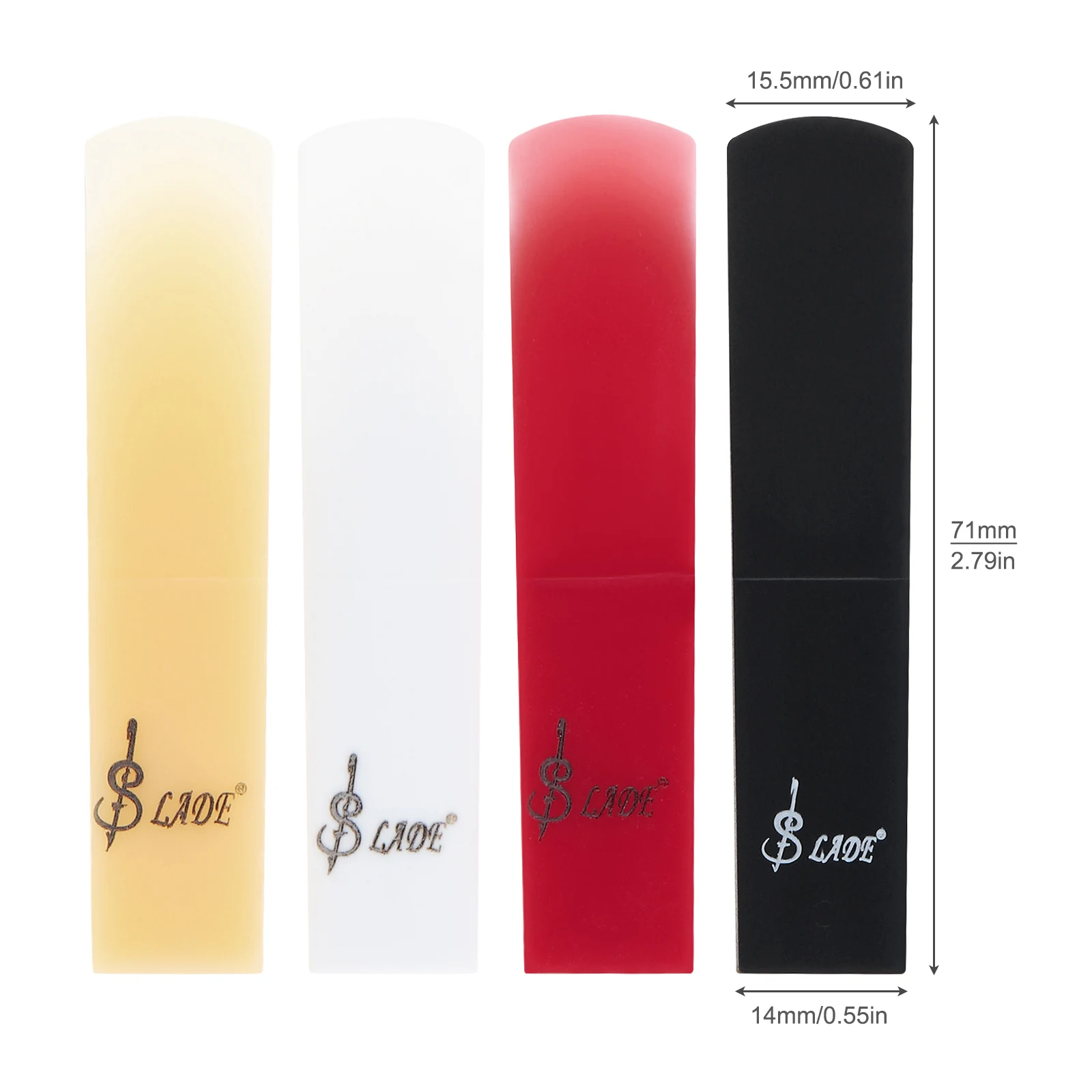 Resin Plastic Saxophone Reeds Parts For Clarinet Soprano Alto Tenor Sax Professional Instruments Saxophone Accessories Tool 4pcs saxophone accessories saxophone reeds