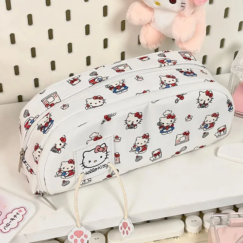 

Карандаш-органайзер для девочек с рисунком Hello Kitty, большой вместительности
