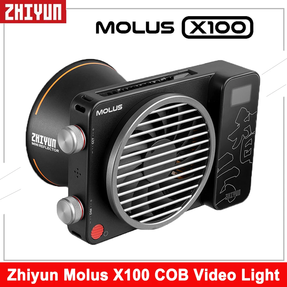 Zhiyun Molus X100 100W Cob Led Light Photography Lighting Outdoor Photo/Video Shooting Luce Tascabile Portatile Portatile
