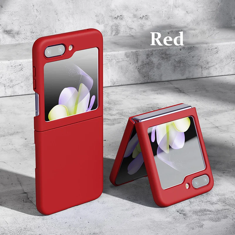 Elegant Shockproof Anti-Scratch Flip Phone Case with Skin Feel Finish