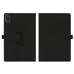 Premium PU Leather Tablet Cover with Magnetic Folding Stand for MEGA8 (Black)
