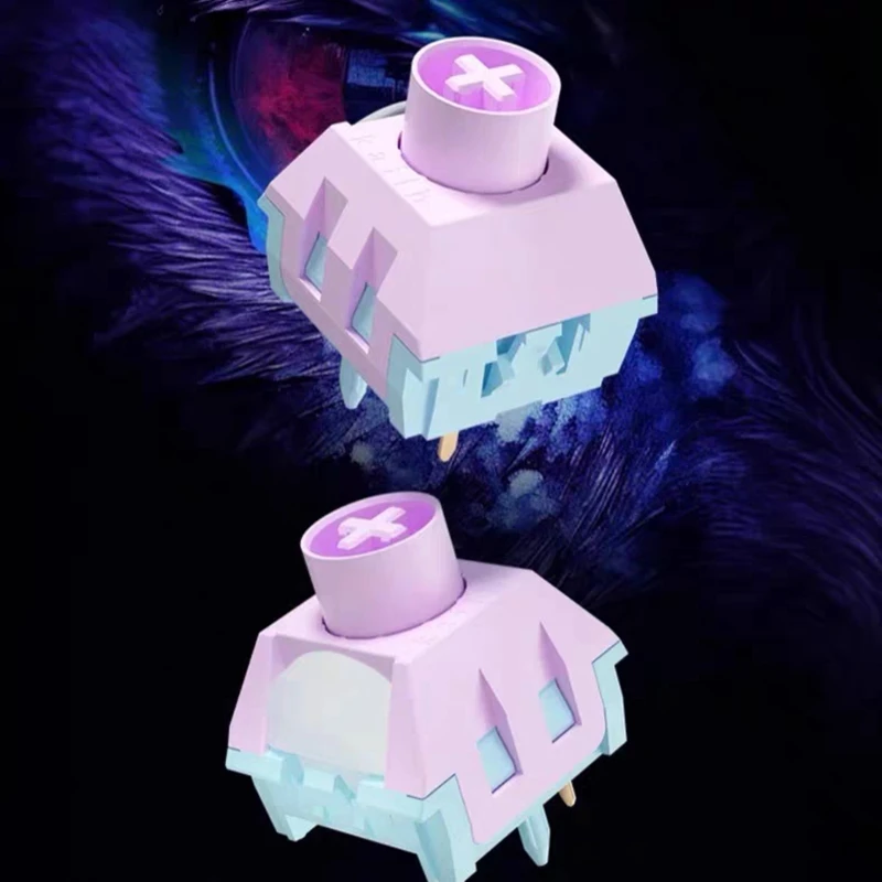 Kailh BOX Saker 스위치 짧은 스트로크 1.3mm 퀵 트리거 5핀 리니어 42g 기계식 키보드 E-스포츠 스위치 HITBOX Hifi 키보드