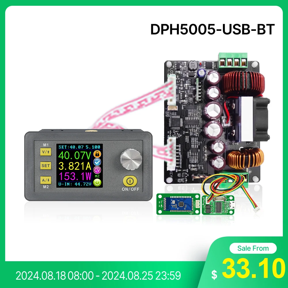 RD DPH5005 Buck-boost converter Constant Voltage current Programmable digital control Power Supply color LCD multimeter 50V 5A digital multimeter multimeter tester dc power supply converter