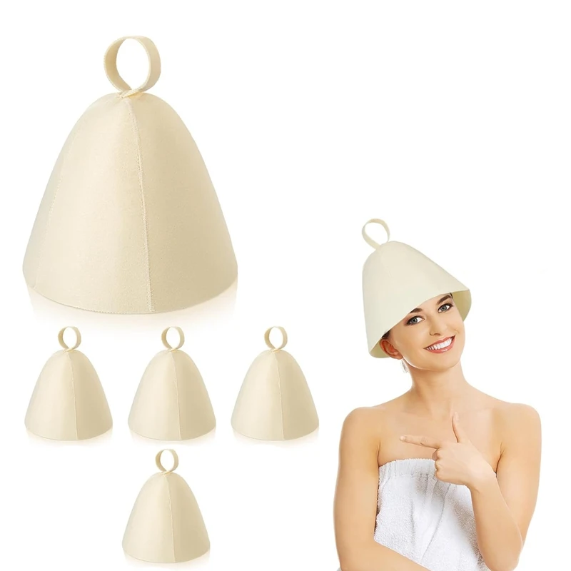 Cappello Da Sauna Con Protezione Per La Testa Ucraino In Lana Russa Da 6 Pezzi Per Uomo Donna Sauna
