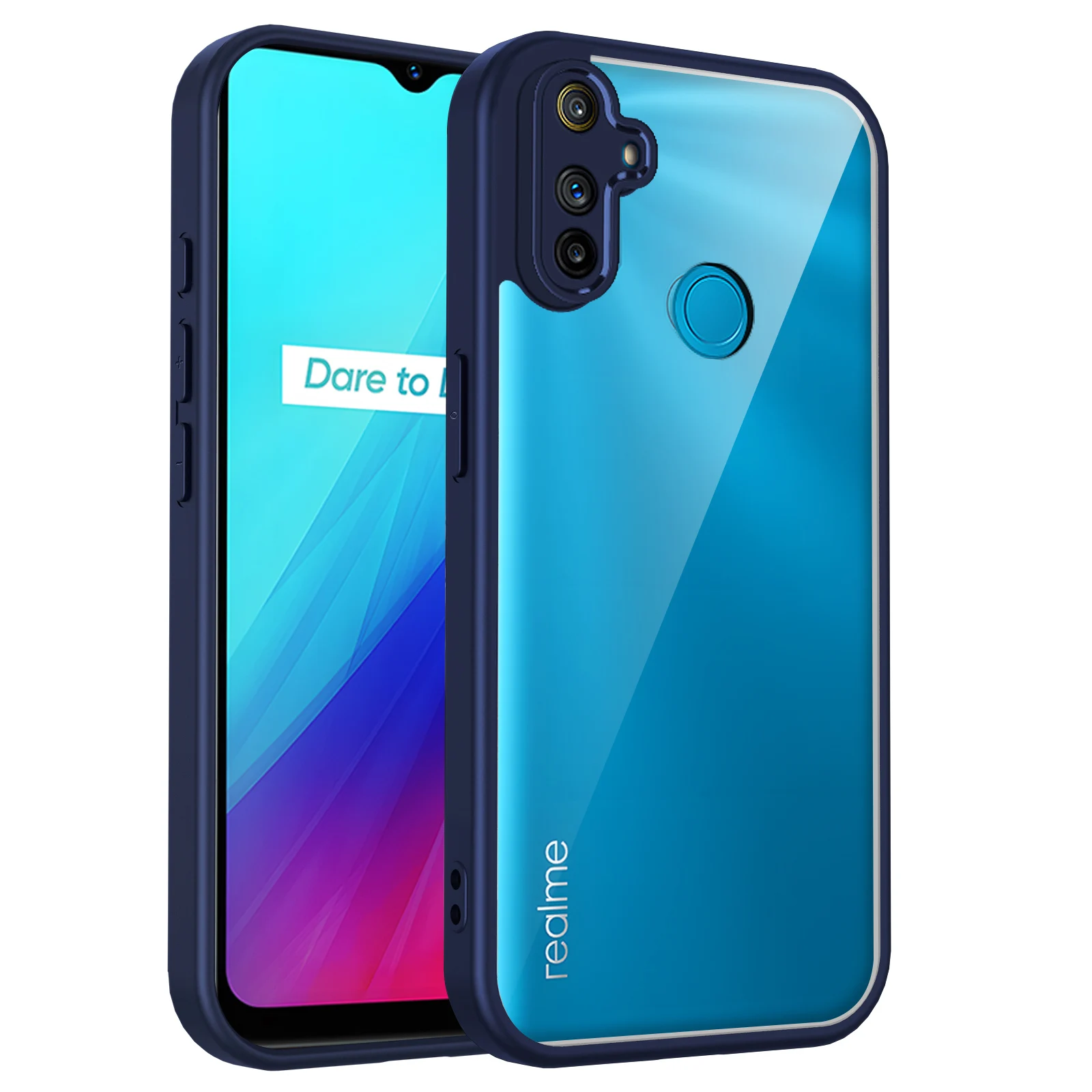 Frosted Skin Feel Protective Phone Case with Camera Protection